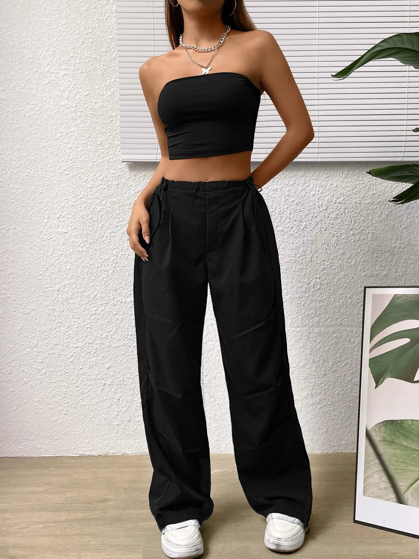 Coordinated two-piece outfit sets